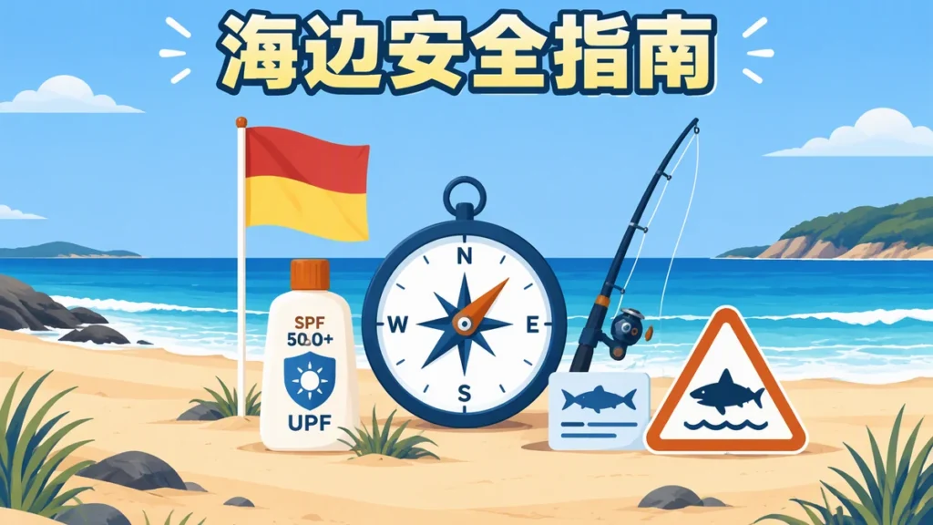 澳洲海边与户外安全：红黄旗、钓鱼执照、防晒与求救方式一次讲清