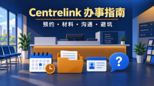 澳洲 Centrelink 办事全流程：预约、材料准备与沟通技巧一次讲清