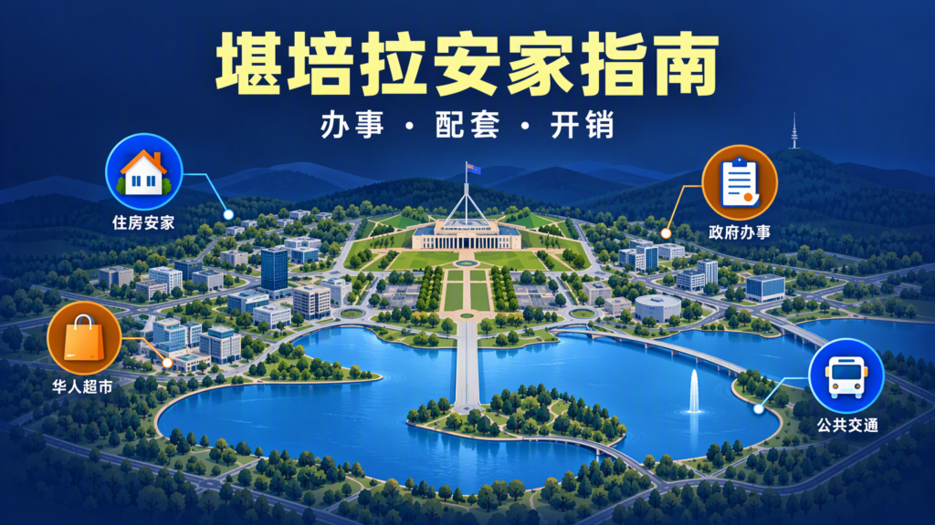 堪培拉新移民安家手册：ACT 办事、华人配套与生活开销一次讲清