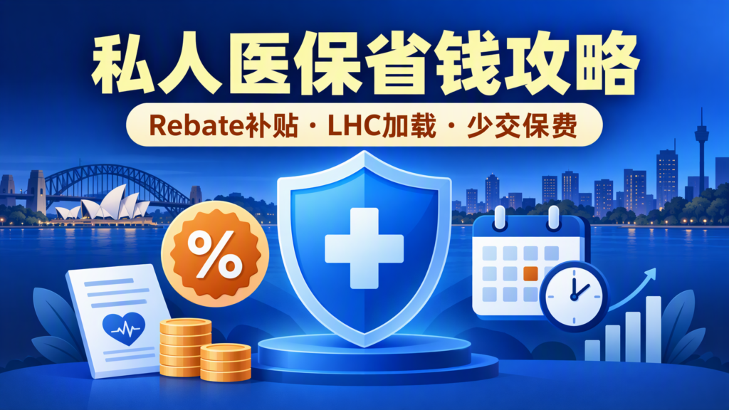澳洲私人医保 Rebate 与 LHC 加载全攻略:怎么算、怎么少交